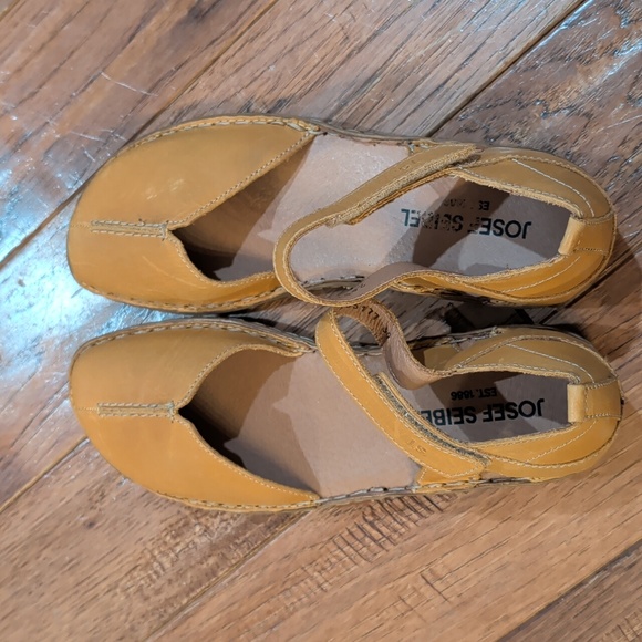 Josef Seibel Rosalie 42 Safron Leather Women's Shoes - Picture 5 of 10